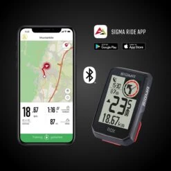 SIGMA SPORT GPS Fietscomputer Sigma ROX 2.0 GPS Met Standaard Stuurhouder - Wit -Fietsaccessoires Winkel 1200x1200 879