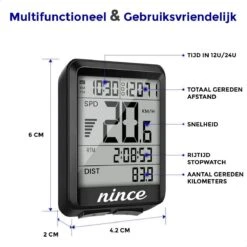 Nince Draadloze Fietscomputer Van Hoge Kwaliteit 2022 Model - Fiets Computer Draadloos Waterdicht -Fietsaccessoires Winkel 1200x1200 907