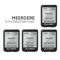Amenzo© Fietscomputer Draadloos - Kilometerteller - NL Handleiding - Draadloze En Waterdichte Snelheidsmeter - Makkelijke Bevestiging - Fiets GPS - Zwart - Racefiets -Fietsaccessoires Winkel 1200x1200 917