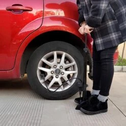 Matzwarte Fietspomp Met Drukmeter én Extra Ventielen - Multifunctioneel Mondstuk – Schrader En Presta – Aluminium Lichtgewicht Vloerpomp – Ballenpomp/ Scooterpomp/ Autobandenpomp -Fietsaccessoires Winkel 1200x1200 967