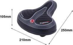 Fietszadel Fosaddle, Luxe, Breed, Comfortabel, Universeel En Waterdicht By PS -Fietsaccessoires Winkel 1200x736 2