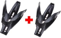 Fietsaccessoires Winkel 28 2x Bidonhouder Custom Race Drinkbus Houder Compatibel Tacx Elite Carbon Look - Universeel