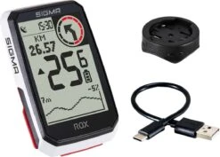 SIGMA SPORT GPS Fietscomputer Sigma ROX 4.0 GPS Met Standaard Stuurhouder - Wit -Fietsaccessoires Winkel 1200x859 1