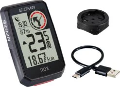 SIGMA SPORT GPS Fietscomputer Sigma ROX 2.0 GPS Met Standaard Stuurhouder - Zwart -Fietsaccessoires Winkel 1200x863