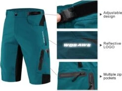 Merkloos Mountainbike Broek - MTB Broek - Short - Blauw - Fietsbroek & Onderbroek Met Zeem - Maat XL -Fietsaccessoires Winkel 1200x900