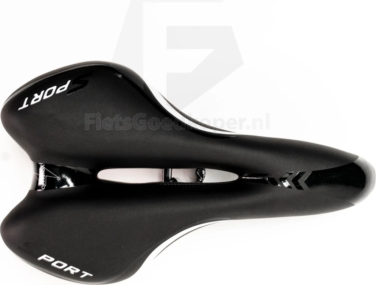 Voltano Sport Fietszadel Iclusief Zadelstrop – Gel Trekking Zadel – Met Uitsparing – Unisex - Zwart 5 Voltano Sport Fietszadel Iclusief Zadelstrop – Gel Trekking Zadel – Met Uitsparing – Unisex - Zwart - Afbeelding 3
