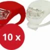 Fietslampjes LED 10 Sets (10 X Wit & 10 X Rood) Inclusief Batterijen - Lunastic Set Van 20 Lampjes -Fietsaccessoires Winkel 1200x920