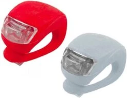 WVspecials Fietsverlichting Voor En Achter - Fietslamp - Siliconen - Rood En Wit - Siliconen LED Fiets Lampjes - Verlichting Set - Achterlicht - Voorlicht - Koplamp - Rood - Wit -Fietsaccessoires Winkel 1200x927 3