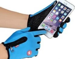 Merkloos Handschoenen - Touchscreen - Grip - Waterafstotend - Thermisch - Wintersport - Ski/Snowboardhandschoenen - Fietshandschoenen - Dames - Maat M - Stretch - Roze -Fietsaccessoires Winkel 1200x942