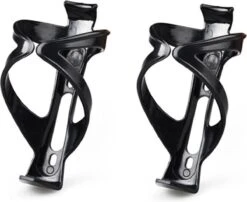 Fietsaccessoires Winkel 26 2 Stuks Ultra Lichtgewicht Bidonhouders - Krachtige Verstevigde Klemmen - Zwart - Weegt Slechts 23 Gram!