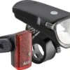 AXA Greenline 40 Lux - LED Fietslampjes Voor En Achter - Fietsverlichting USB Oplaadbaar