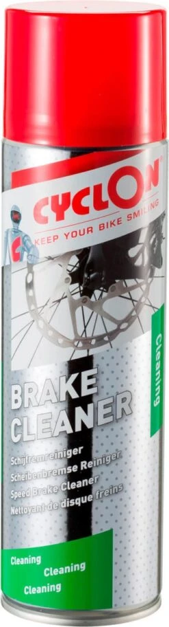 Cyclon Remreiniger Brake Cleaner Spray 250 Ml Zilver/rood -Fietsaccessoires Winkel 325x1200