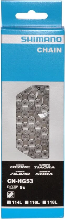 Ketting 9 Speed Shimano HG53 Deore/LX/Tiagra - 116 Schakels Bulc -Fietsaccessoires Winkel 357x1200 2