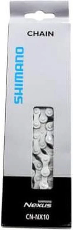 Ketting Shimano Nexus NX10 Anti-roest 1/2" X 1/8" - 114 Schakels -Fietsaccessoires Winkel 382x1200