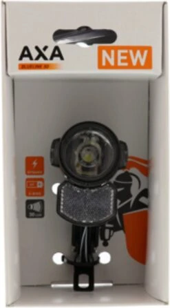 AXA Blueline 30 Switch - Fietslamp Voorlicht - LED Koplamp – Dynamo - 30 Lux -Fietsaccessoires Winkel 665x1200