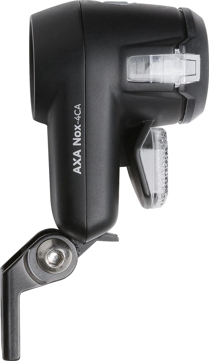 AXA Nox City 4 Lux - Fietslamp Voorlicht - LED Koplamp - Fietsverlichting Op Batterij - Auto/Off - Zwart 4 AXA Nox City 4 Lux - Fietslamp Voorlicht - LED Koplamp - Fietsverlichting Op Batterij - Auto/Off - Zwart - Afbeelding 2