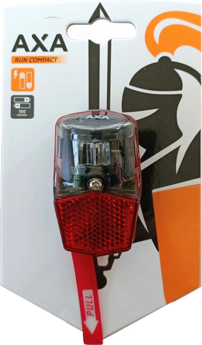 AXA Run Compact - Fiets Achterlicht - LED Fietsverlichting Op Batterij - Spatbord Montage – Rood 6 AXA Run Compact - Fiets Achterlicht - LED Fietsverlichting Op Batterij - Spatbord Montage – Rood - Afbeelding 4