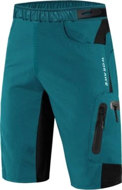 Merkloos Mountainbike Broek - MTB Broek - Short - Blauw - Fietsbroek & Onderbroek Met Zeem - Maat XL -Fietsaccessoires Winkel 772x1200