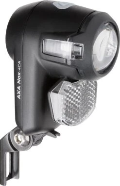 AXA Nox City 4 Lux - Fietslamp Voorlicht - LED Koplamp - Fietslicht Op Batterij - Zwart -Fietsaccessoires Winkel 775x1200 1