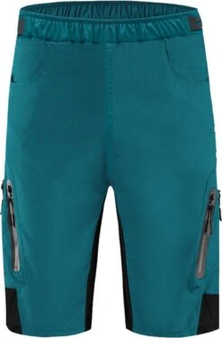 Merkloos Mountainbike Broek - MTB Broek - Short - Blauw - Fietsbroek & Onderbroek Met Zeem - Maat XL -Fietsaccessoires Winkel 790x1200