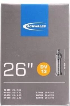 Schwalbe Binnenband - DV13 - 26 Inch X 1.50 - 2.40 - Hollands Ventiel - 40mm -Fietsaccessoires Winkel 795x1200 1