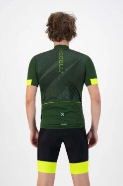 Rogelli Dusk - Fietsshirt Korte Mouwen - Heren - Maat XL - Groen, Fluor-Geel -Fietsaccessoires Winkel 800x1200 23
