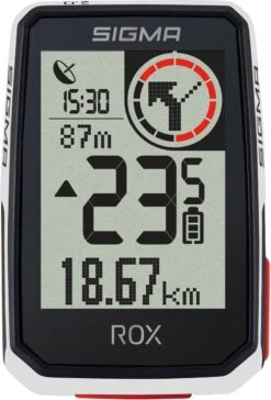 SIGMA SPORT GPS Fietscomputer Sigma ROX 2.0 GPS Met Standaard Stuurhouder - Wit -Fietsaccessoires Winkel 815x1200 2