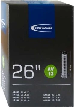 Schwalbe Binnenband - AV13 - 26 Inch X 1.50 - 2.40 - Auto Ventiel - 40mm -Fietsaccessoires Winkel 831x1200 1