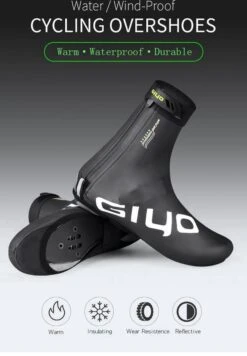 Giyo Overschoenen - Maat 44/45 (XL) - 1 Paar - Mountainbike - Wielrennen - Zwart - Wind En Waterdicht - Waterproof - Regen - Vorst -Fietsaccessoires Winkel 833x1200 2
