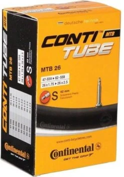 Continental Binnenband Mtb 26 X1.75-2.50 (47/62-559) Fv 42 Mm Zwart -Fietsaccessoires Winkel 841x1200