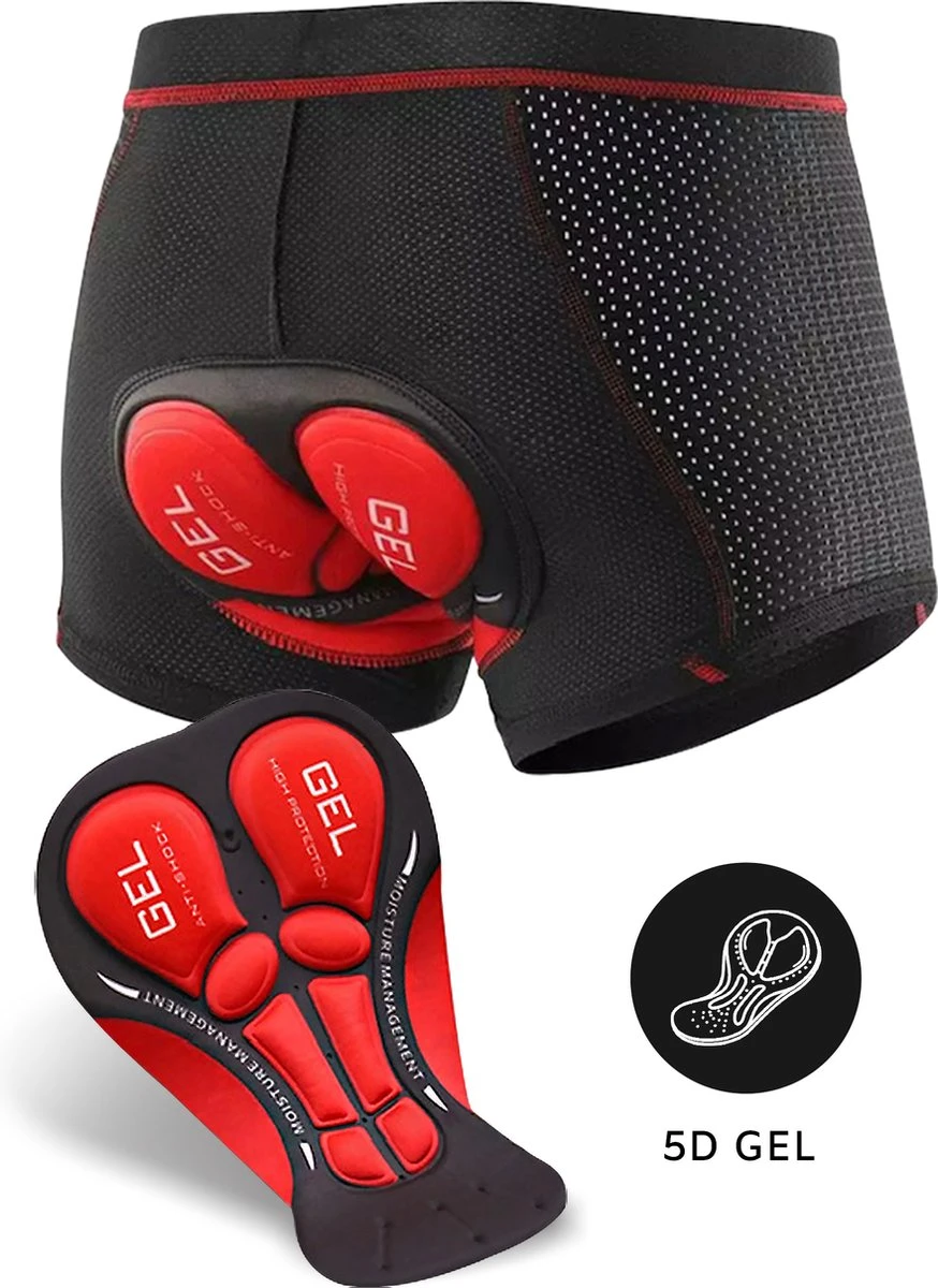 Fietsonderbroek Dames Heren Met Zeem - Fietsbroek - Fietsondergoed - Wielerbroek - 3XL 3 Fietsonderbroek Dames Heren Met Zeem - Fietsbroek - Fietsondergoed - Wielerbroek - 3XL