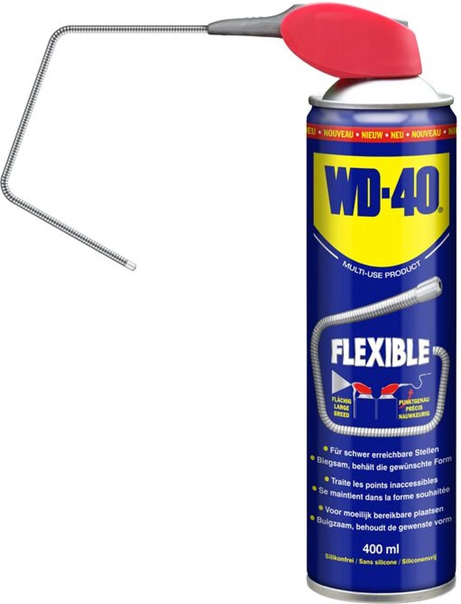 WD-40® Flexible® Multi-Use Product - 400ml - Multispray - Smeermiddel, Ontvetter En Anti-Corrosie 4 WD-40® Flexible® Multi-Use Product - 400ml - Multispray - Smeermiddel, Ontvetter En Anti-Corrosie - Afbeelding 2