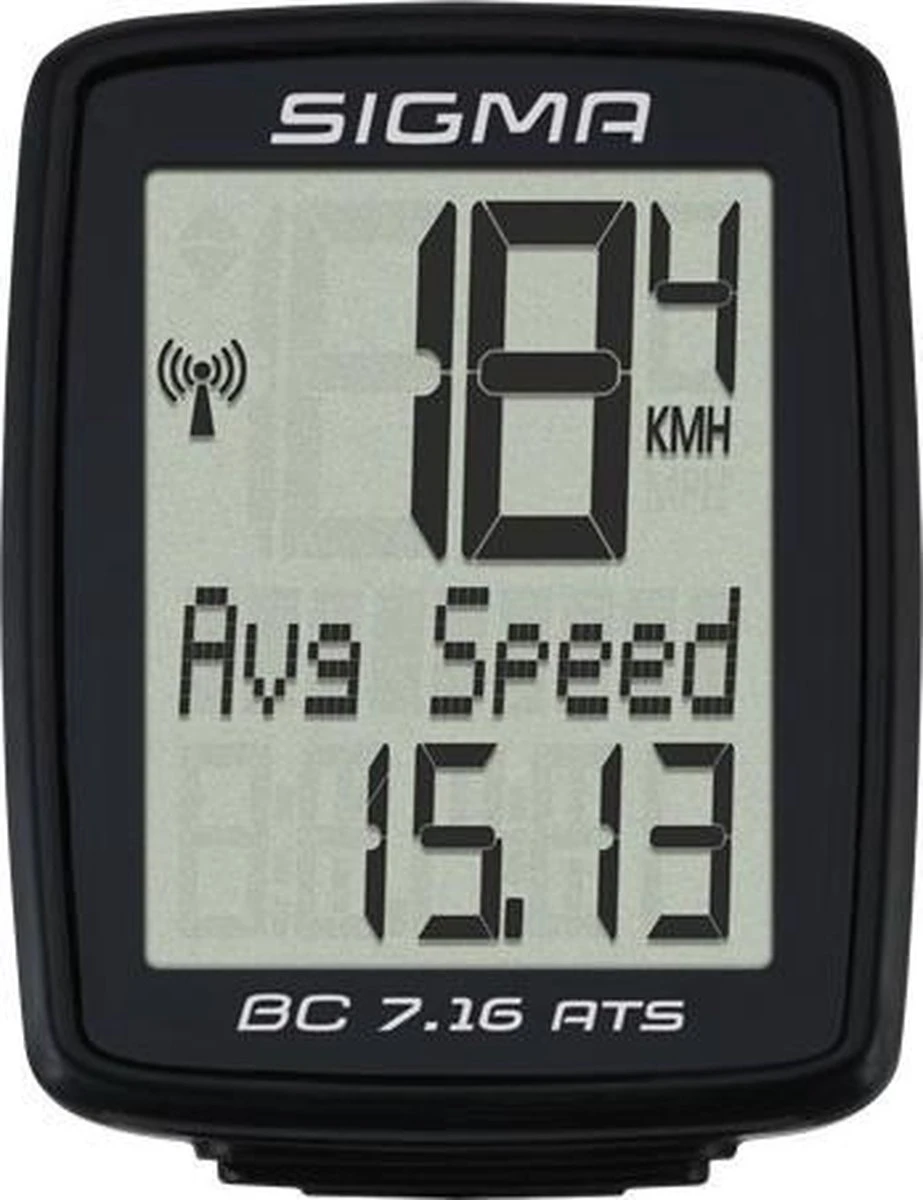 Sigma Fietscomputer BC 7.16 ATS - Draadloos - Zwart 11 Sigma Fietscomputer BC 7.16 ATS - Draadloos - Zwart - Afbeelding 9