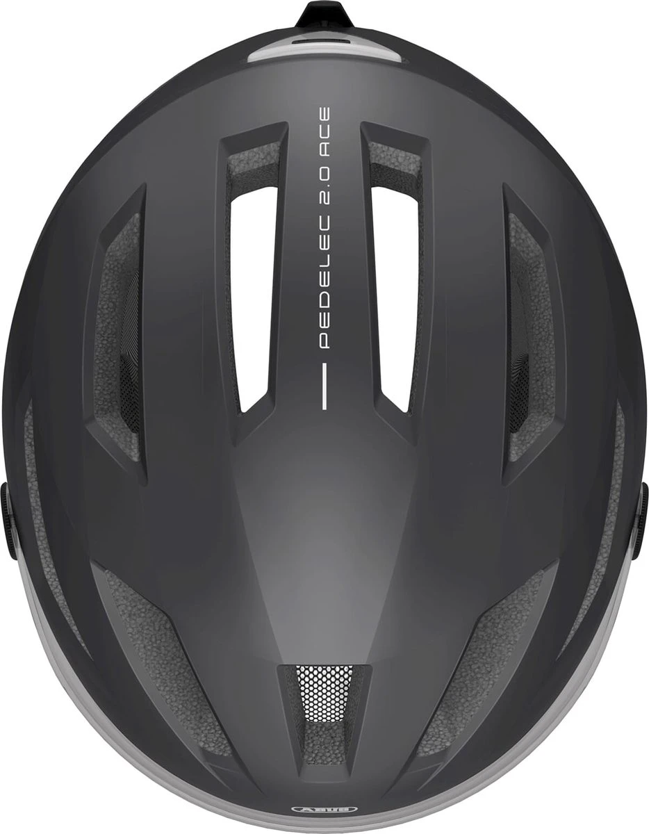 ABUS Pedelec 2.0 ACE Fietshelm – Titan – Maat L (56-62 Cm) NTA Gekeurd – Geschikt Voor High Speed E-bikes En Snorfietsen 8 ABUS Pedelec 2.0 ACE Fietshelm – Titan – Maat L (56-62 Cm) NTA Gekeurd – Geschikt Voor High Speed E-bikes En Snorfietsen - Afbeelding 6