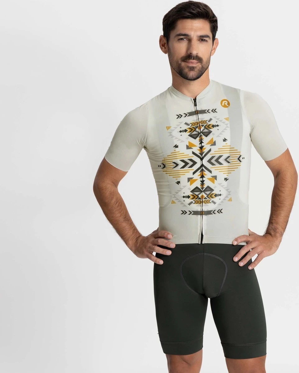 Rogelli Totem - Fietsshirt Korte Mouwen - Heren - Maat L - Sand 5 Rogelli Totem - Fietsshirt Korte Mouwen - Heren - Maat L - Sand - Afbeelding 3
